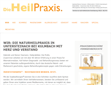 Tablet Screenshot of heilpraxis-ossmann.de
